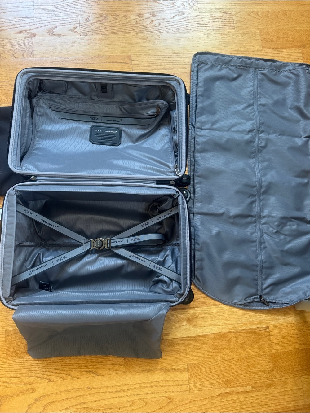 Tumi Black Carbon-Texture Carry-On Spinner - Picture 9 of 9